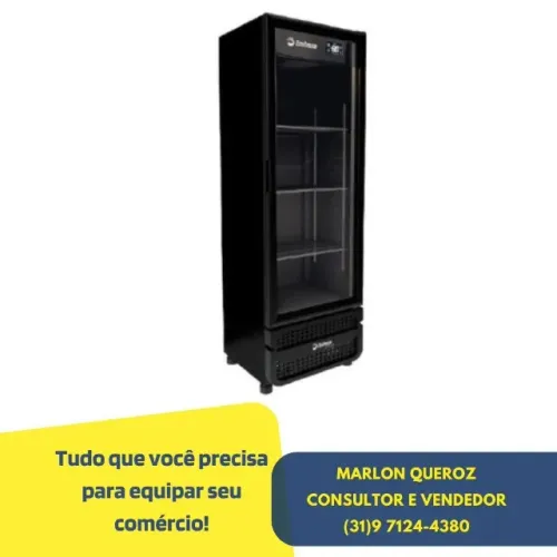 Cervejeira Imbera 454L Porta de Vidro Nova