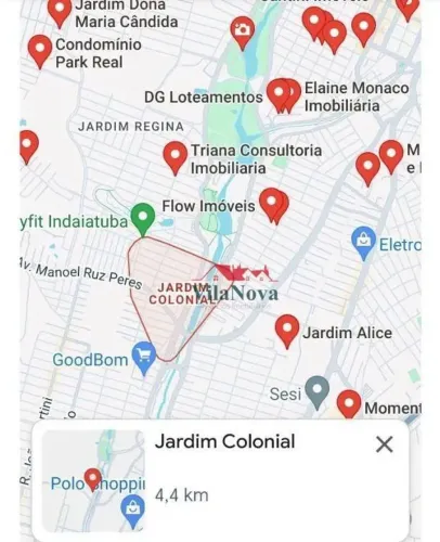 Terreno à venda, 280 m² por R$ 420.000,00 - Jardim Colonial - Indaiatuba/SP