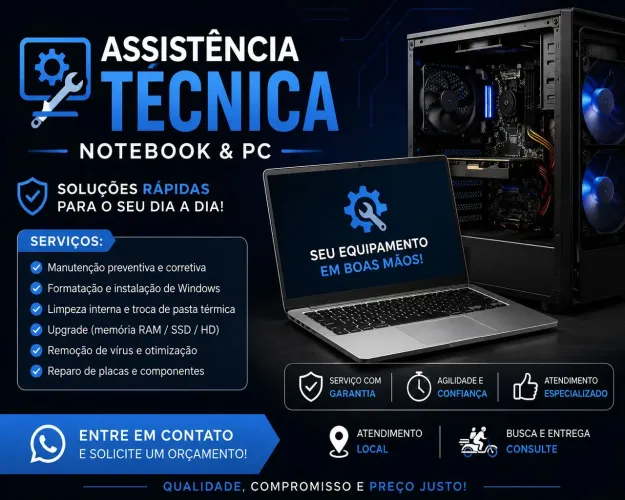 Assistência técnica de Pc & notebook