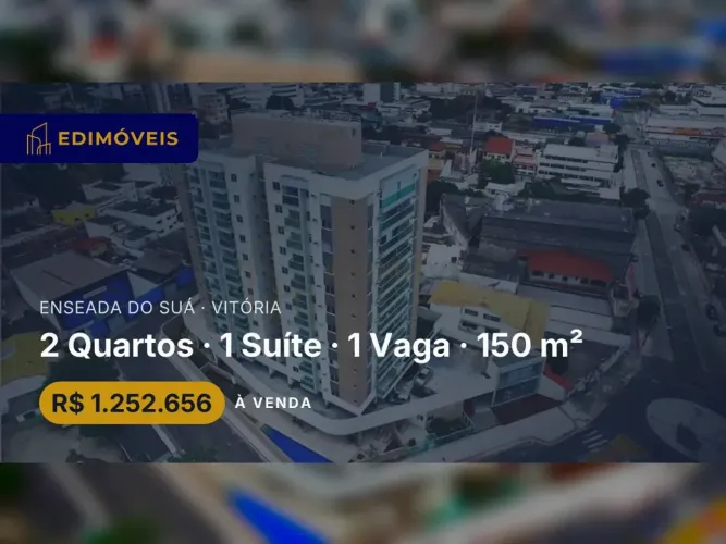 Enseada do Suá| Apartamento 2 quartos com área de lazer incrível