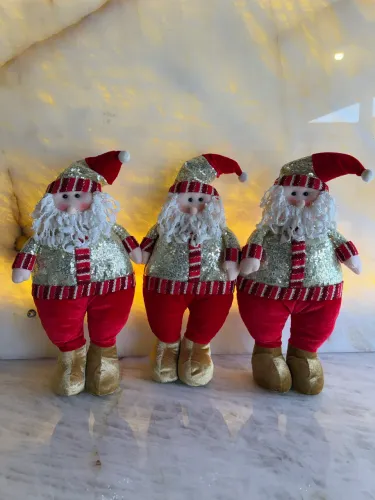 Trio de papai noel 50cm