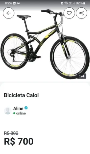 Bicicleta Caloi aro 26