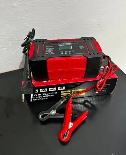 CARREGADOR INTELIGENTE DE BATERIA VEICULAR 12V NOVO R$ 100