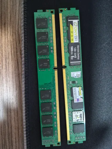 2 Memórias RAM Oxybr DDR3 8GB (cada)