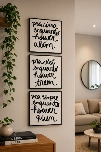 Conjunto de 3 quadros Urban Arts