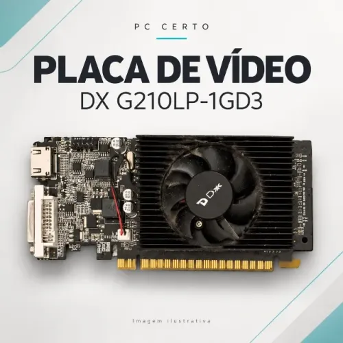 Placa de vídeo DX G210LP-1GD3