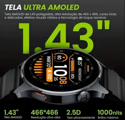 Xiaomi Haylou 4S - GPS Integrado Conexão com Strava - Novo Lacrado - Entregamos