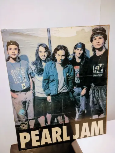 Quadro poster Pearl Jam raro 1995