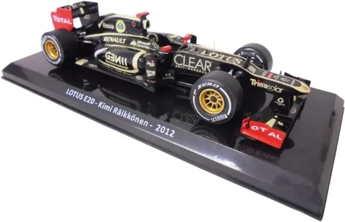 Miniatura F1 1/24 Lotus E20 2012 Kimi Raikkonen - Nova / Lacrada