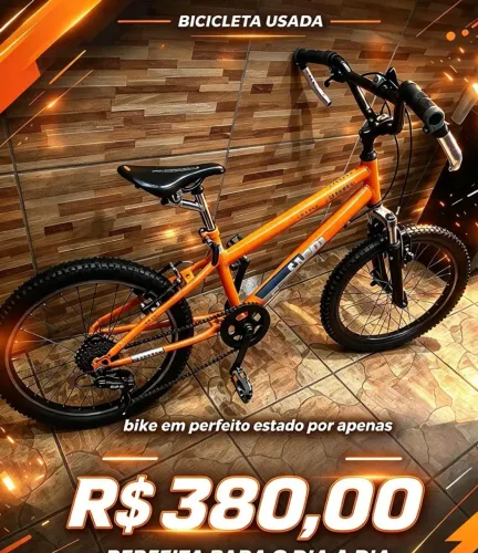 bicicleta aro 20 semi nova