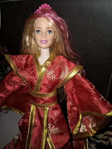 Barbie gueixa Oriental +vermelho
