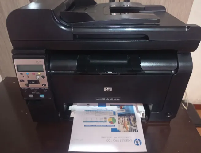 impressora Hp laser M175nw colorida