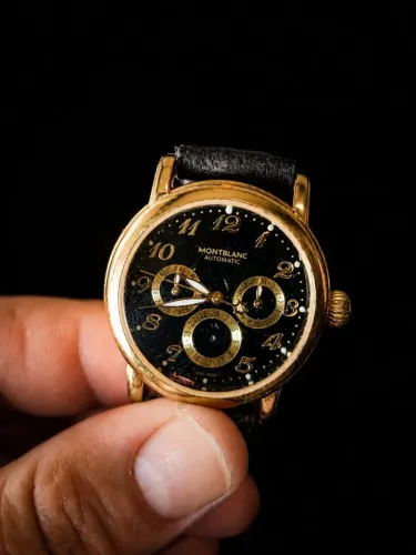 Relógio Montblanc Estilo Clássico - Funcionando Perfeitamente