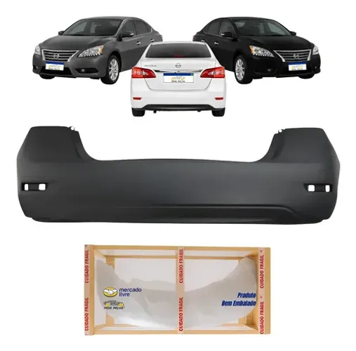 Parachoque Traseiro Nissan Sentra 2014 2015 2016