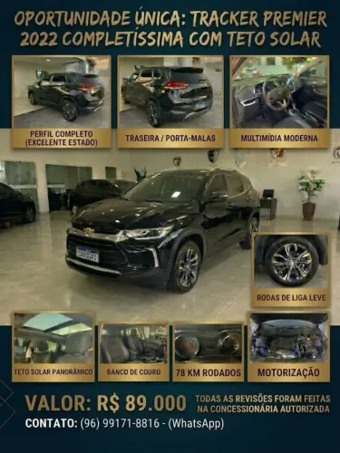 Chevrolet Tracker Premier 1.2 Turbo 12V Flex AUT 2023