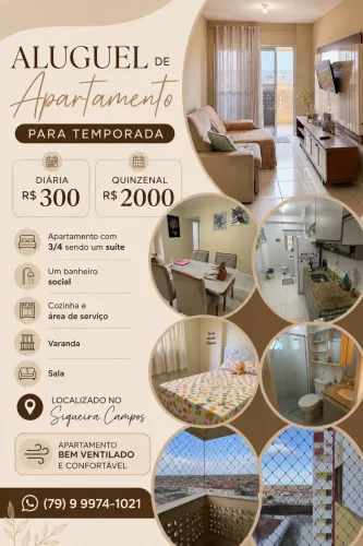 Aluguel de apartamento por temporada