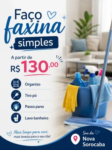 FAÇO FAXINA SIMPLES