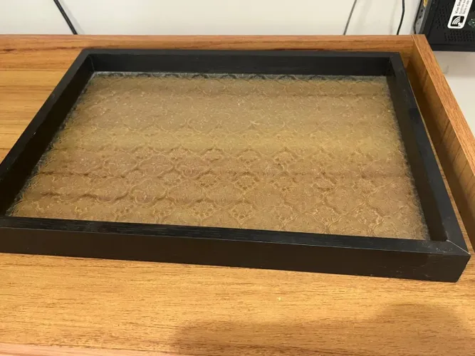 Venda de Bandeja de vidro para colocar garrafas de bebidas 