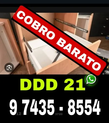 Montador de móveis completo: guarda-roupas, armários, closet e cômodas
