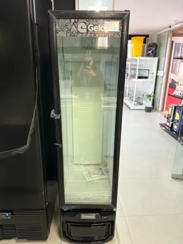 Refrigerador Vertical 230 Litros Preto Gelopar