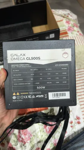 Fonte galaxy 500w novinha