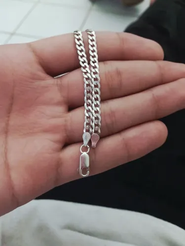 Pulseira de prata 925 4mm