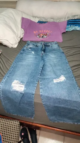 Conjunto infantil veste 14 anos 
