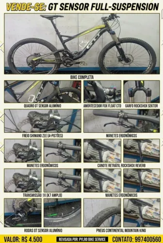 BIcicleta Gt Sensor Elite 27,5"