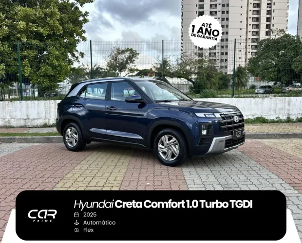 Hyundai Creta Comfort Plus 1.0 TB 12V Flex Aut. 2025