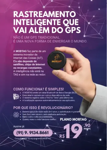 Tag localizador e rastreador 