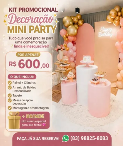 Kit promocional Mini Party