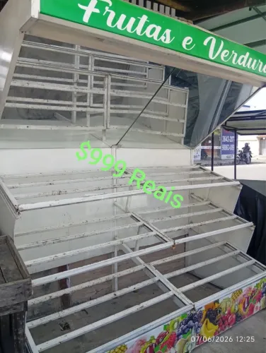 Expositor de frutas e verduras