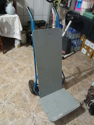 Carrinho de Carga e Armazem para Transporte com Pneus - 300 kg