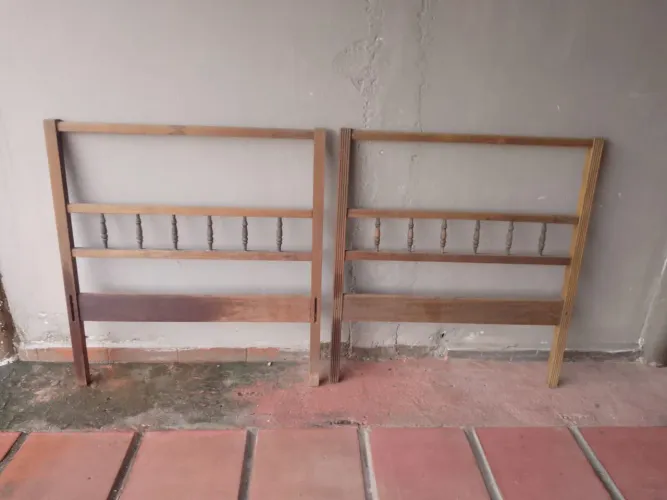 Cabeceira de cama solteiro antiga marquesa 