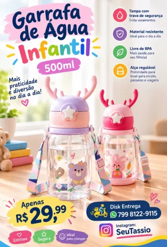 Garrafa Infantil 500ml
