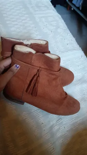 Bota Moleca Feminina Caramelo 35