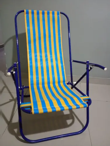 Cadeira de praia reclinável