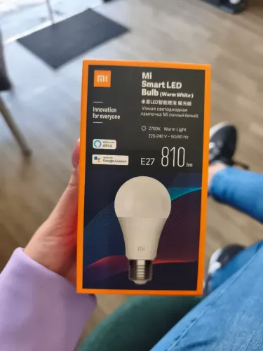 Lâmpada Xiaomi Branca Alexa Disponível Pronta Entrega