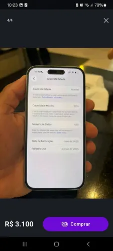 Iphone 15 retirada de peças 