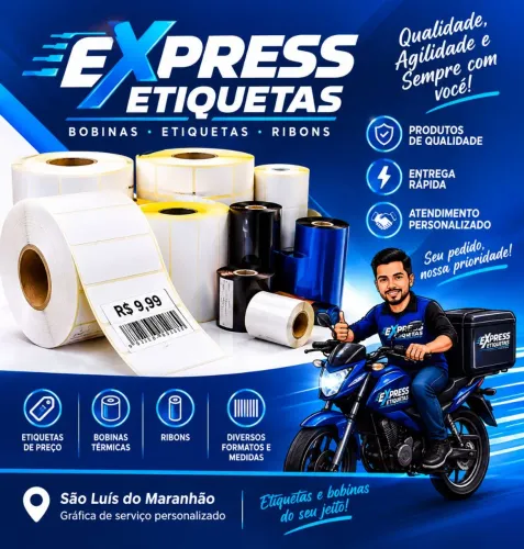 Etiquetas e bobinas e acessórios