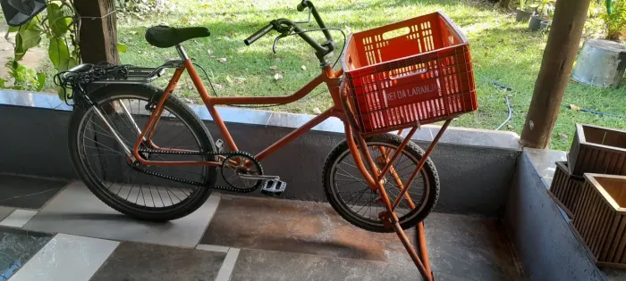 Vendo bicicleta cargueira valor 430 reais 