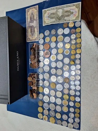 Moedas antigas e raras nacionais e internacionais 