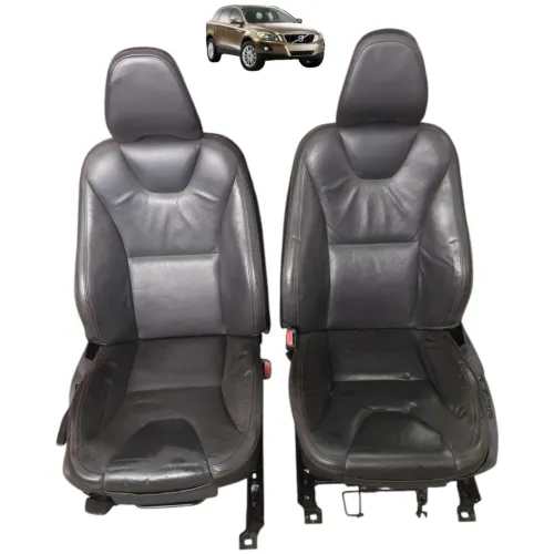 Par banco couro dianteiro volvo xc60 2013 2012 2011 2010 09