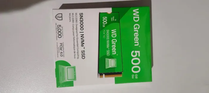 SSD NVME 500gb Green