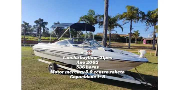 LANCHA BAYLINER - 210 DECK BOAT - 21 PÉS - 2002
