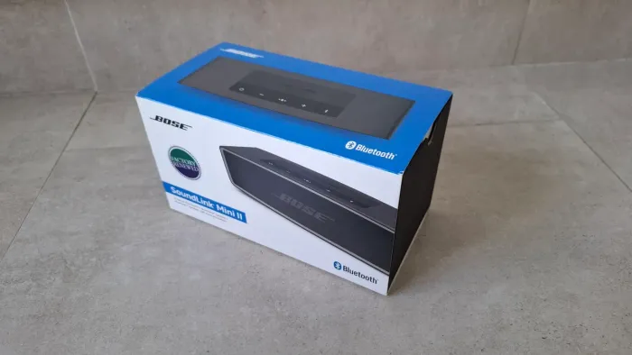 Embalagem original da caixa de som bose soundlink mini 2