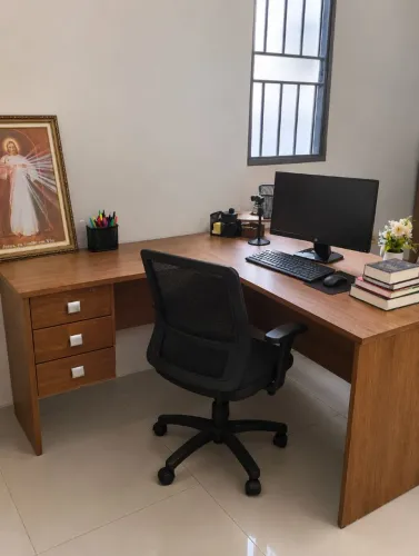 Mesa de escritório em L 1,20 x 1,50
