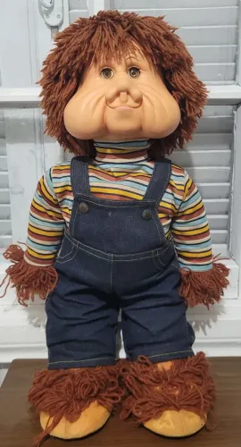 Antigo Boneco Fofão Olhos Castanhos Unico anos 80 Mimo Grande 55cm Vintage