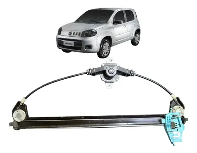 Maquina Vidro Manual Diant Esquerd Uno Vivace 1.0 2015 Uzad0