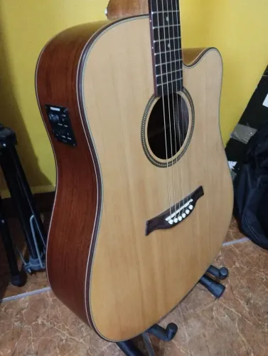 Violão Tagima Two Folk, série walnut, com pré Fishman, excelente!!
